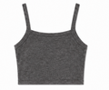 Dark Grey Crop Top, DIVIDED – Size XXS