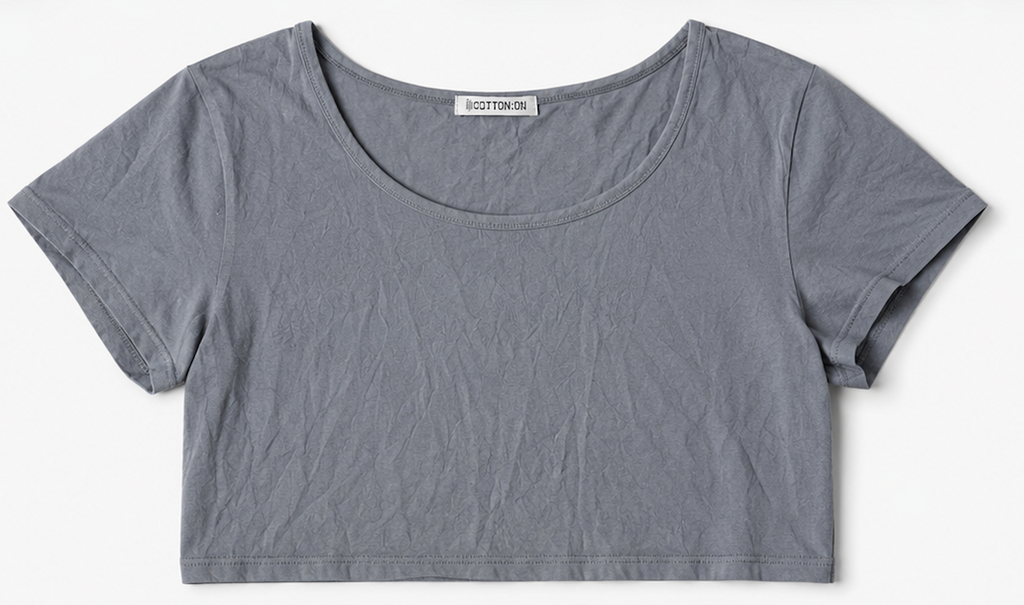 Light grey Crop Top, DIVIDED – Size S