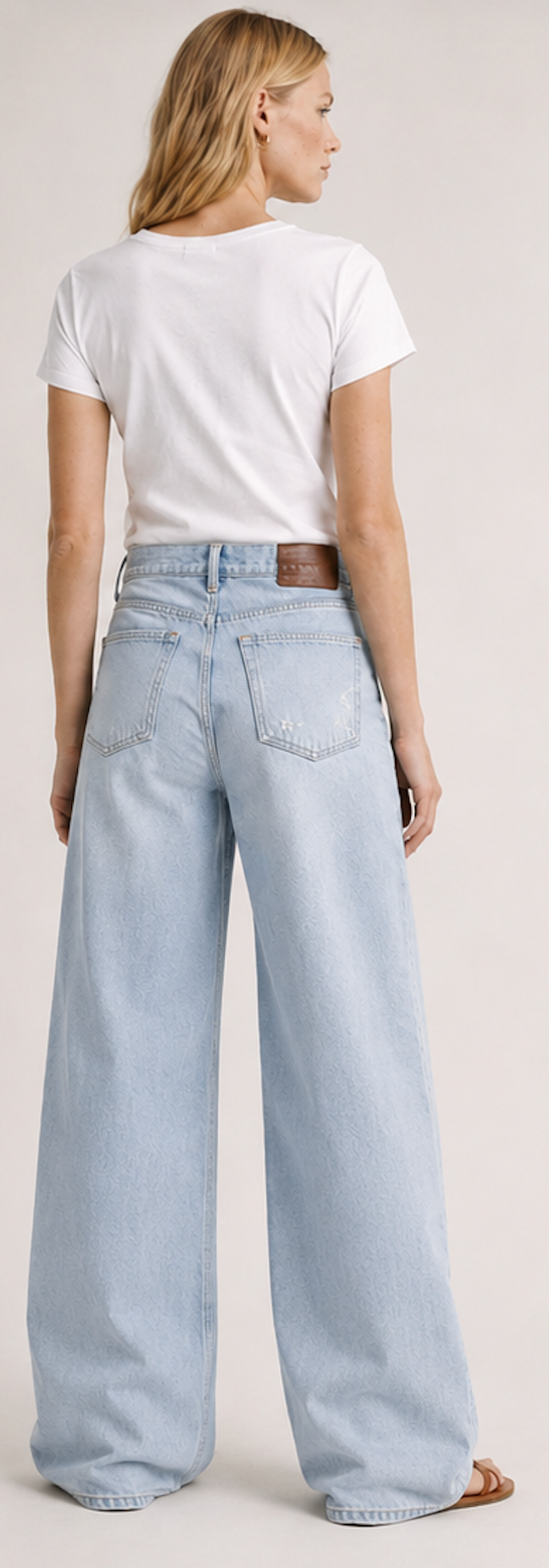 Light blue Wide Leg Jeans, DIVIDED – Size EU 36