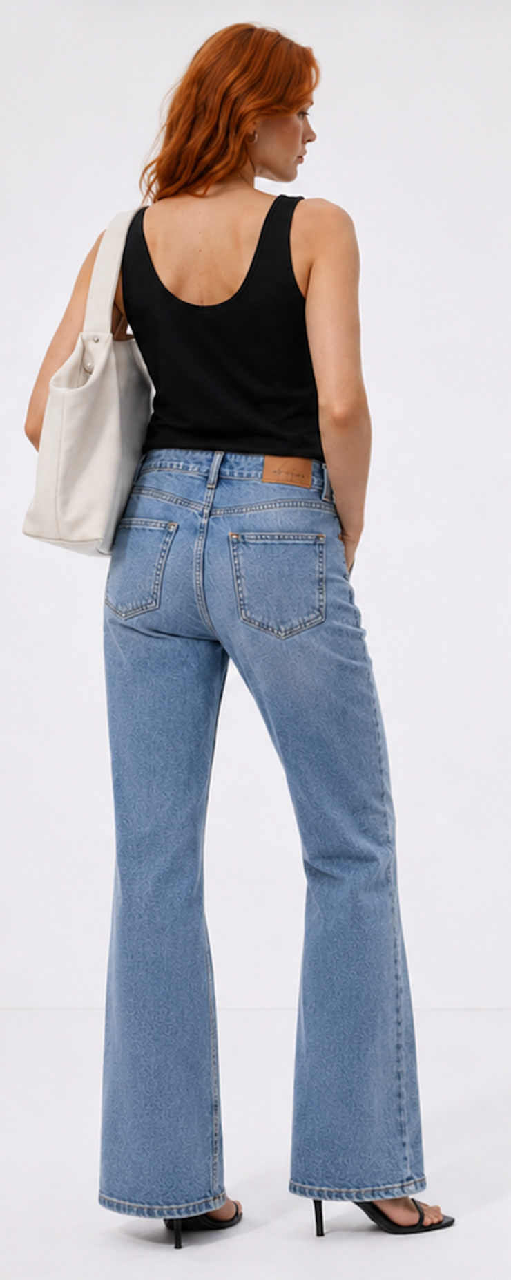 Light Blue Flare Jeans, Gina tricot – Size S