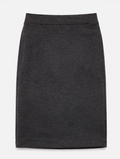 Dark Grey Jersey Pencil Skirt – Size S