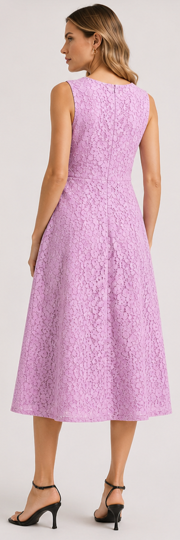 Lilac Lace dress Dress, VILA – Size M