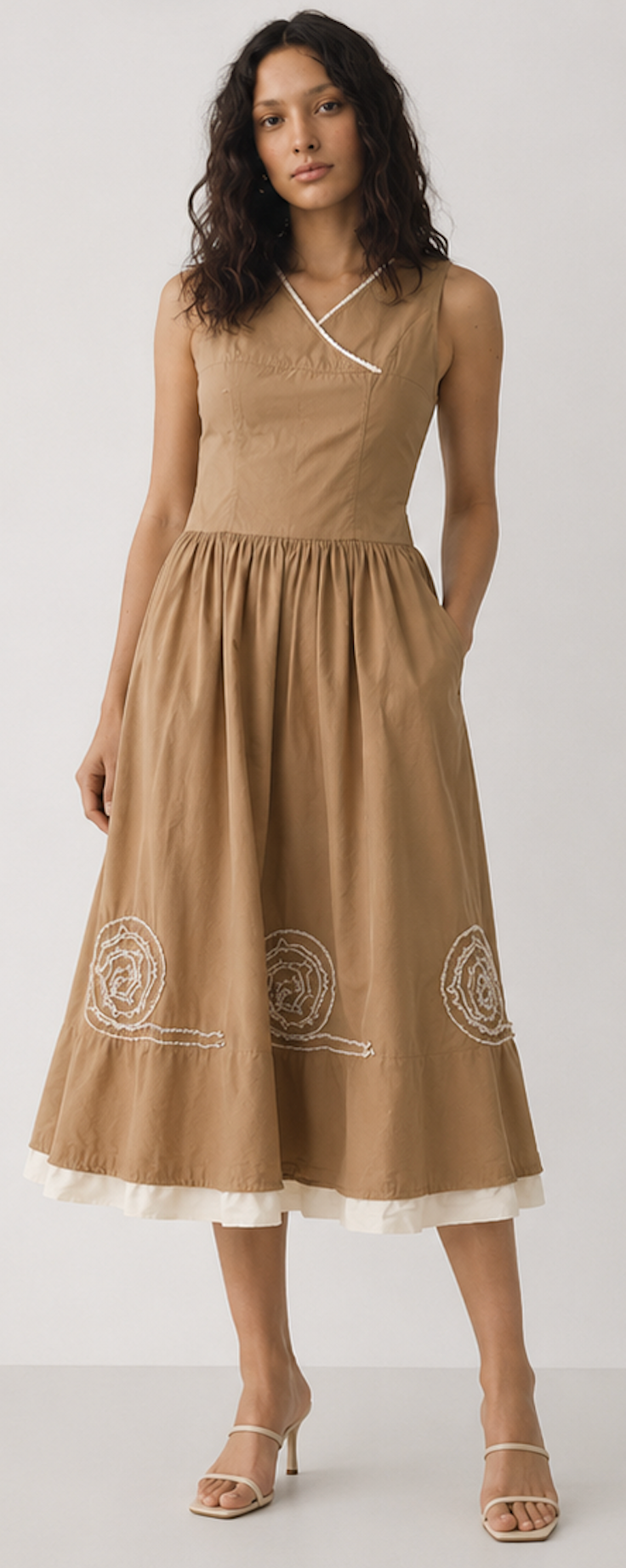 Fit-and-flare Midi Dress, EV&RO Collection – Size 40