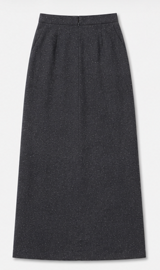 Dark grey heathered Maxi Skirt, Estelie – Size 36