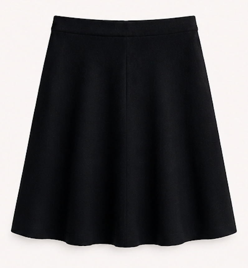 Classic black A-line Mini Skirt I stretch, .OBJECT – Size XS