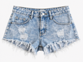 Light-wash Denim Shorts, SHEIN – Size 26