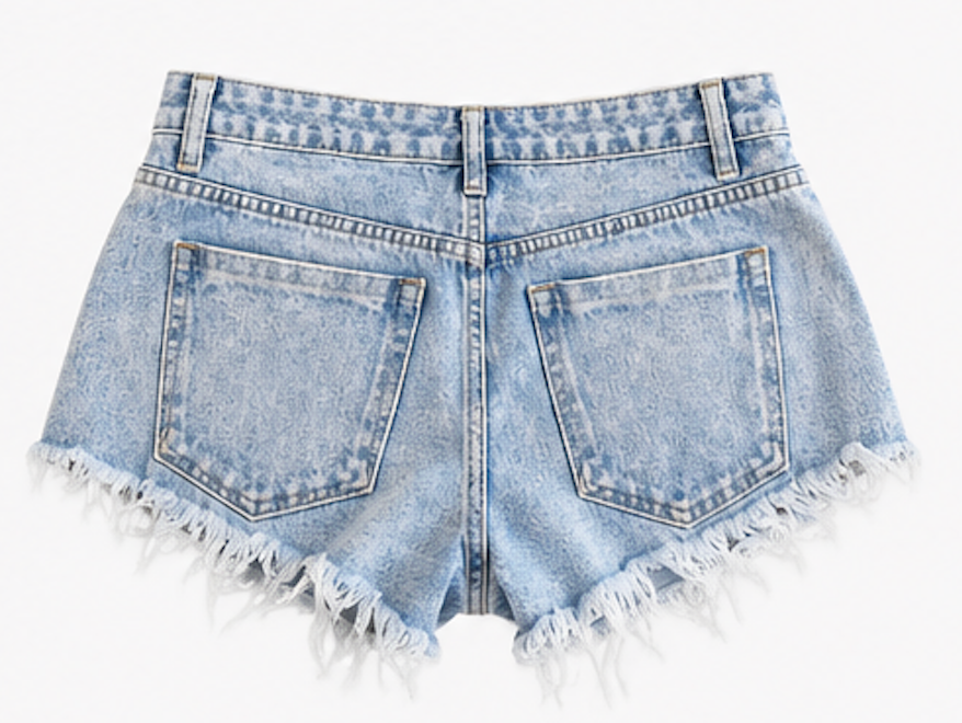Light-wash Denim Shorts, SHEIN – Size 26