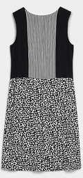 Black and white sleeveless A-Line Dress, Part Two – Size EU 40 (UK 14)