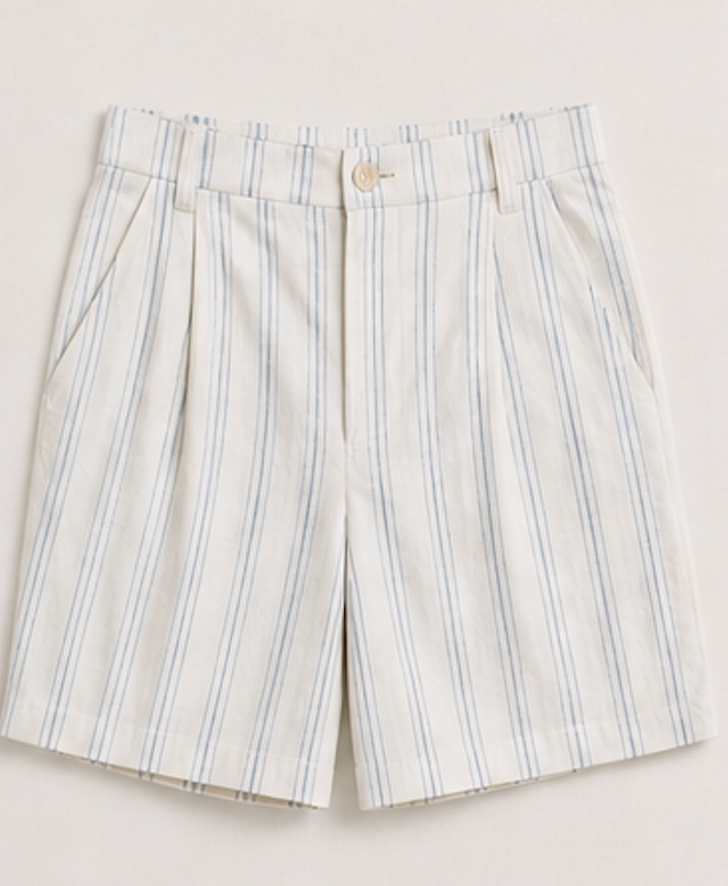 White Striped Shorts, essentials – Size 36