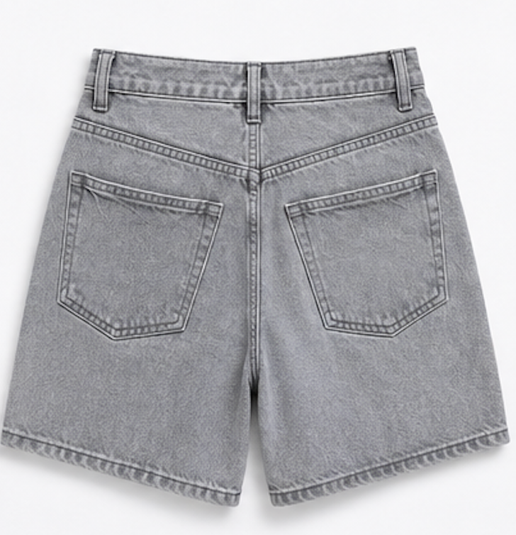 Light Grey Denim Shorts, ZARA – Size 36