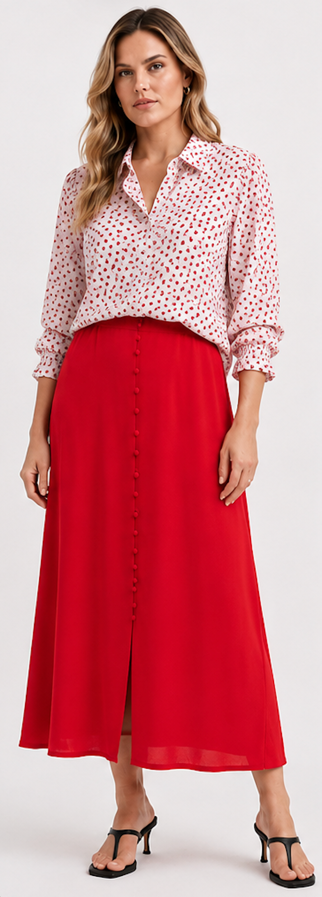 Button-Down Shirt, beachlunchlounge collection – Size XS