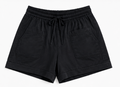 Black Drawstring Shorts, ZARA – Size M