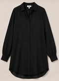 Black oversize Shirt Dress, MONKI – Size L