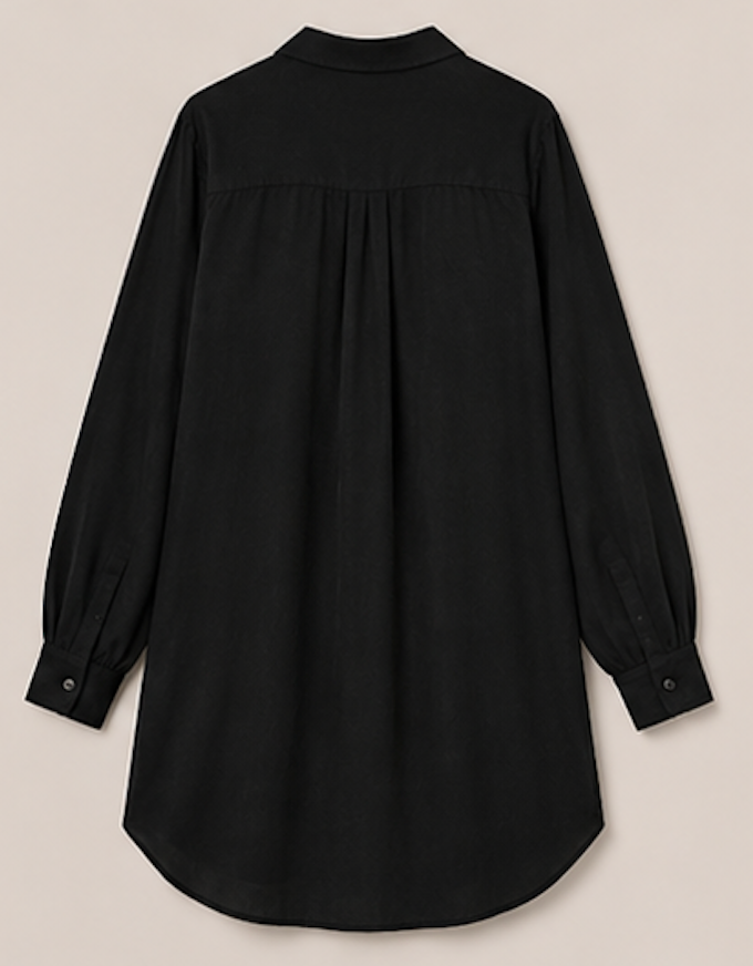 Black oversize Shirt Dress, MONKI – Size L