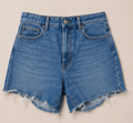 Mid-wash blue cut-off Denim Shorts, H&M – Size EU 40 / US 8
