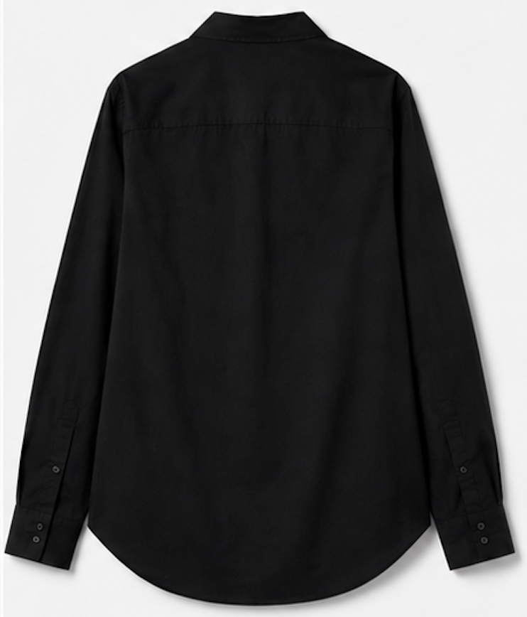 Black Button-Down Shirt – Size 40