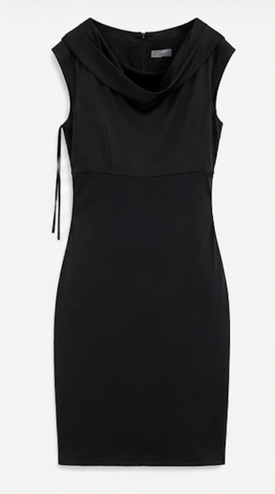 Black Sheath Midi Dress, Calvin Klein – Size M