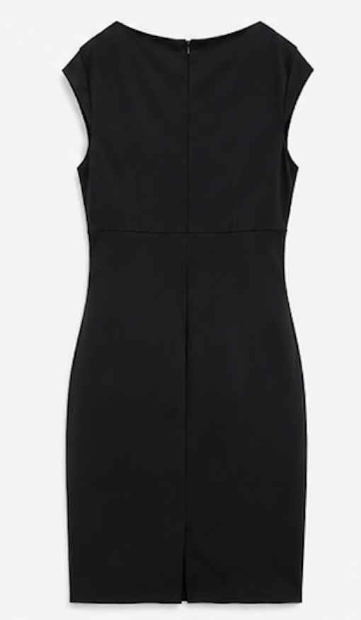 Black Sheath Midi Dress, Calvin Klein – Size M