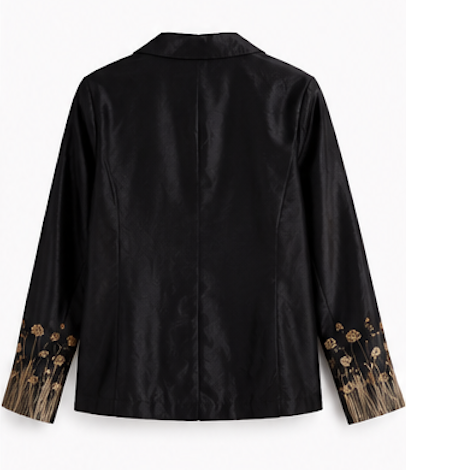 Mat 100% Silk Blazer – Size 38