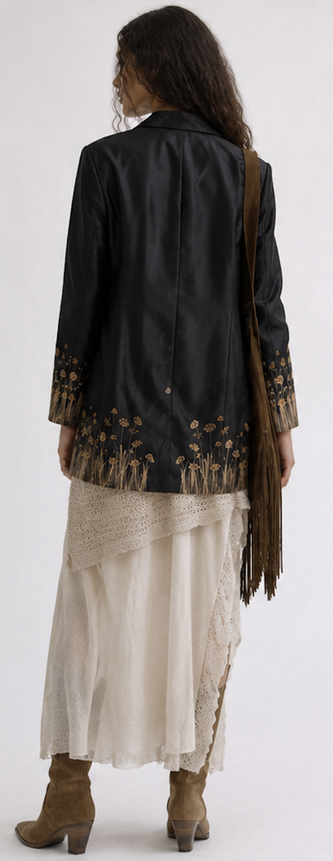 Mat 100% Silk Blazer – Size 38