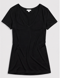 Classic black V-Neck T-Shirt, H&M – Size XS