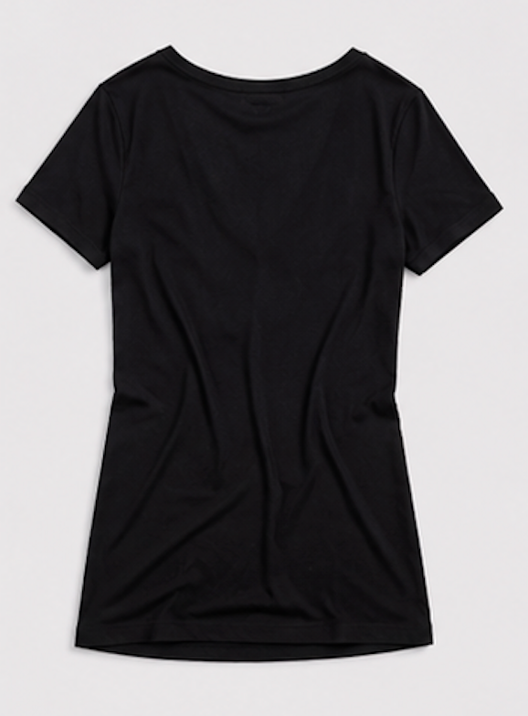 Classic black V-Neck T-Shirt, H&M – Size XS