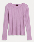 Lilac Long Sleeve Tee, NORGAARD PAA STROGET – Size S