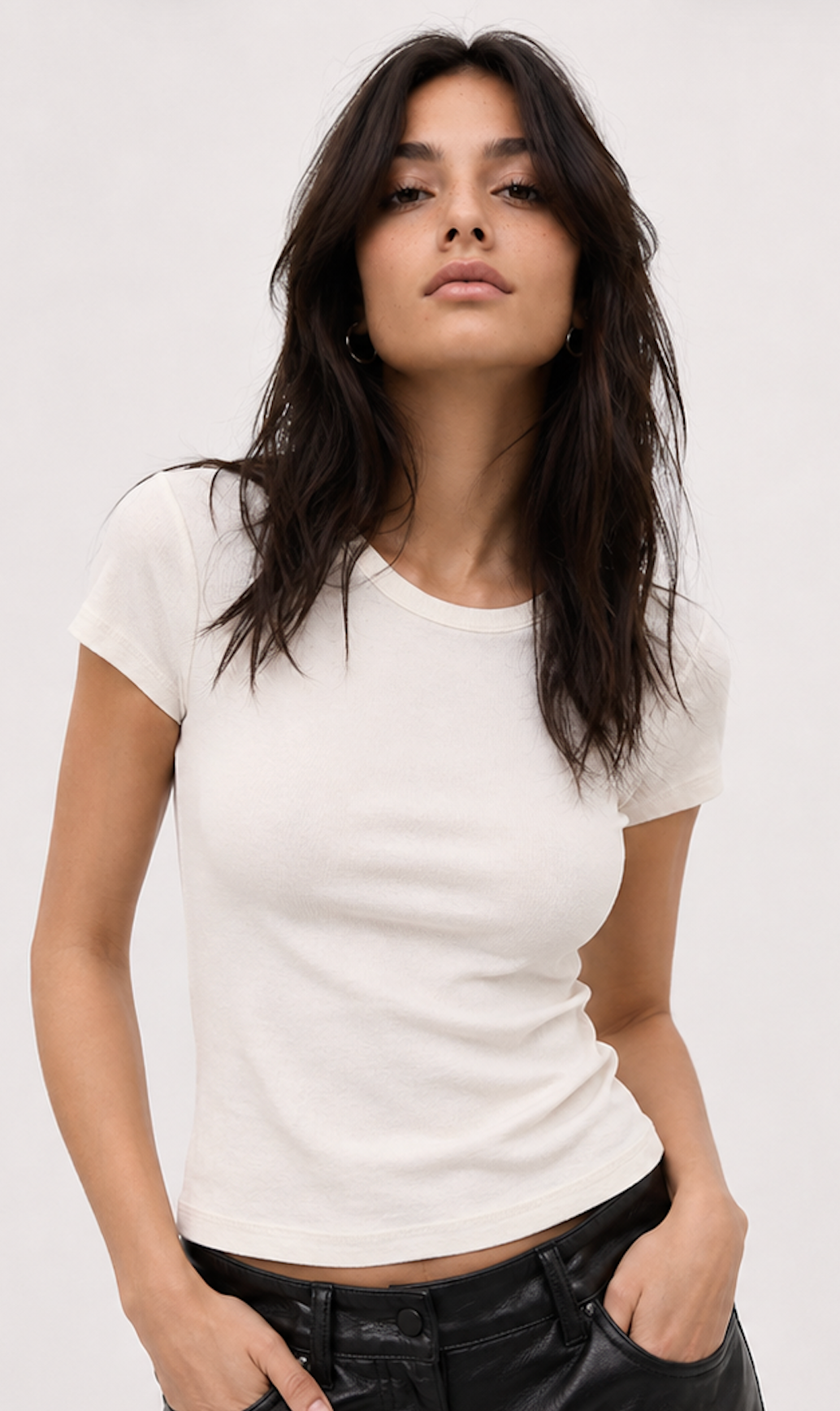 Crew-neck see-through T-Shirt, MNG – Size M