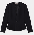 Black collarless Blazer, H&M – Size 36