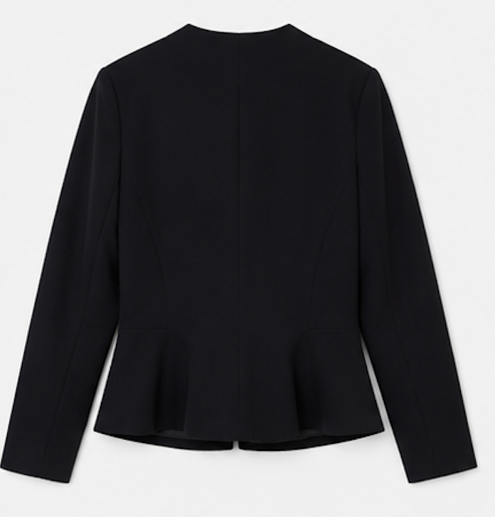 Black collarless Blazer, H&M – Size 36