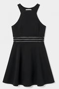 black fit-and-flare Mini Dress, CITY STUDIO – Size XS