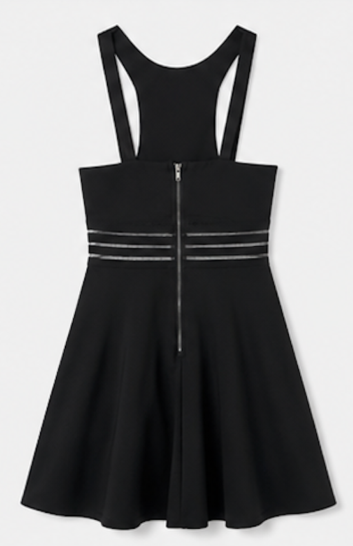black fit-and-flare Mini Dress, CITY STUDIO – Size XS