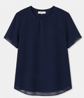 Navy Blouse, SELECTED FEMME – Size 38