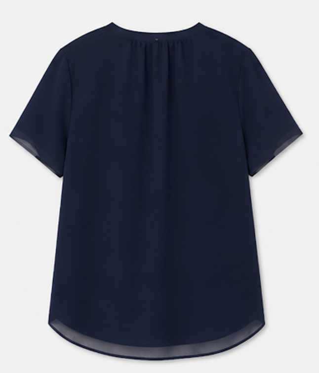 Navy Blouse, SELECTED FEMME – Size 38