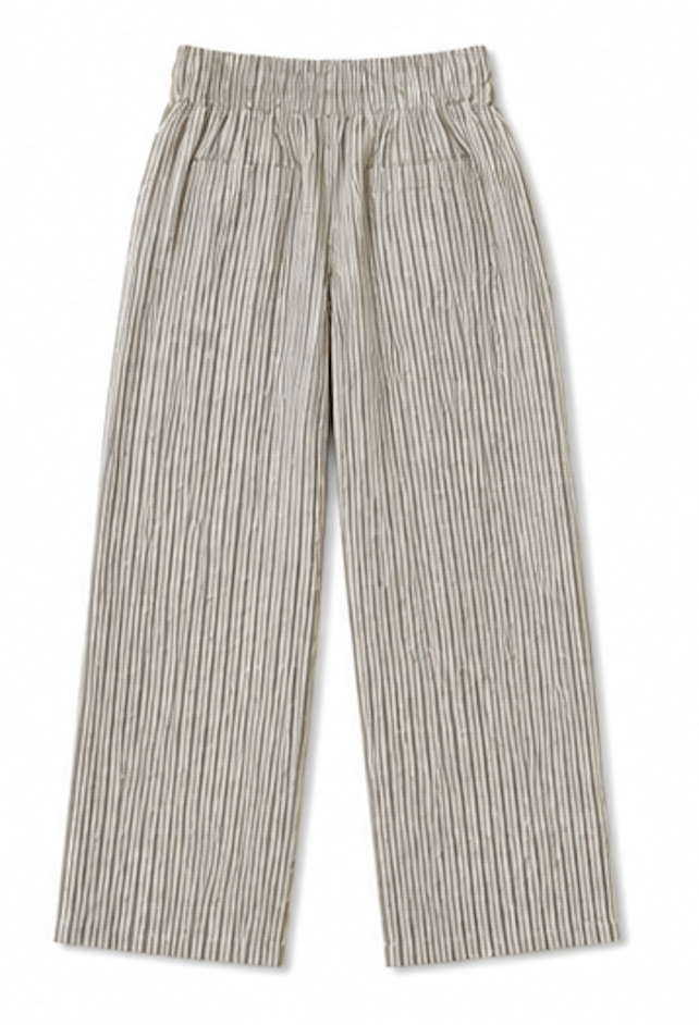 Lightweight striped Drawstring Pants, PIECES – Size XS