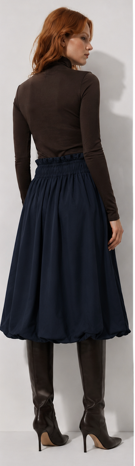 Navy Midi Skirt, & Other Stories – Size EU 34