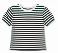 Dark green striped Striped T-Shirt, ONLY – Size S