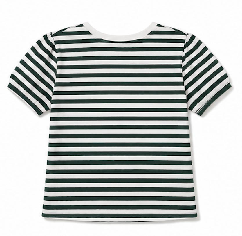 Dark green striped Striped T-Shirt, ONLY – Size S