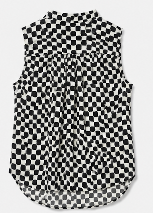 MonochromeSleeveless Blouse, H&M – Size 38