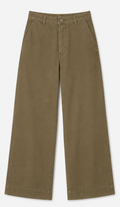 Olive green Wide Leg Chinos, H&M – Size EUR 34