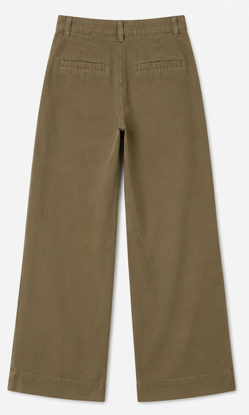 Olive green Wide Leg Chinos, H&M – Size EUR 34