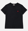 Black Embroidered T-Shirt, JDY – Size S