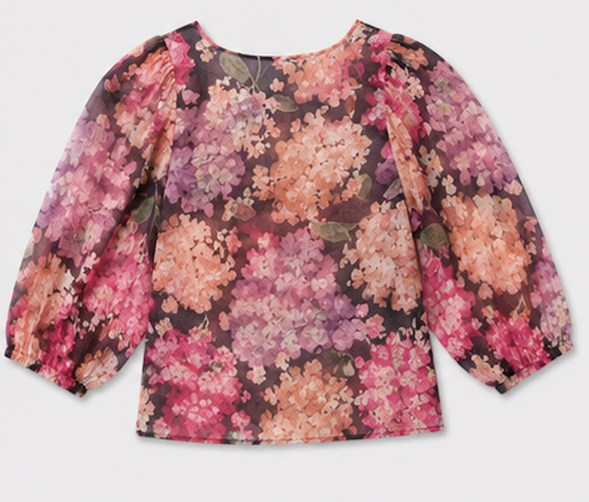 Sheer floral  Blouse, H&M – Size XS
