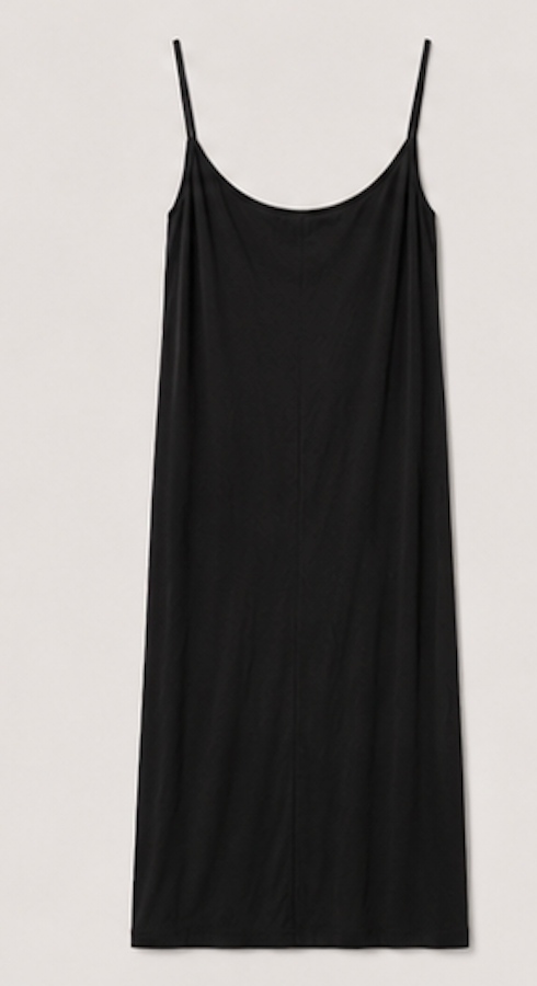 Black ribbed Slip Dress, H&M – Size S
