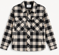 Black and white plaid Shacket, VAILENT – Size S