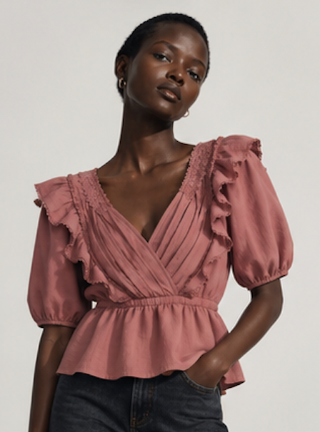 Romantic Peplum Blouse, JDY – Size XL