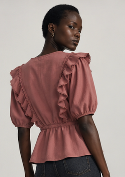 Romantic Peplum Blouse, JDY – Size XL