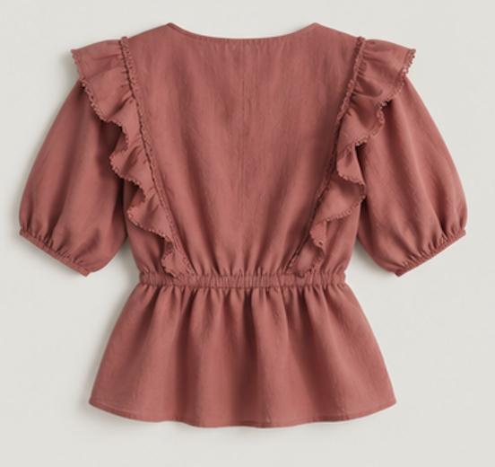 Romantic Peplum Blouse, JDY – Size XL