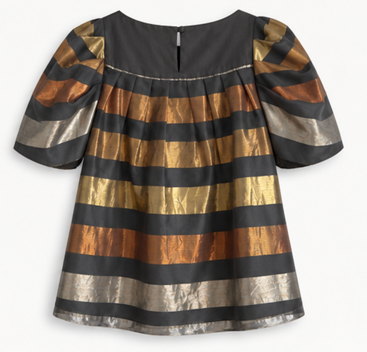 Shimmering Blouse, BLACK LADYBIRD – Size EU 38