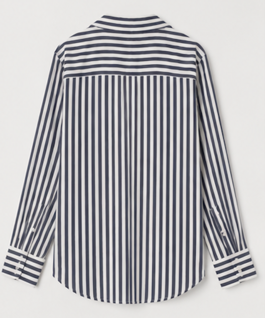 Navy and white striped Button-Down Shirt, & other stories – Size EU 36